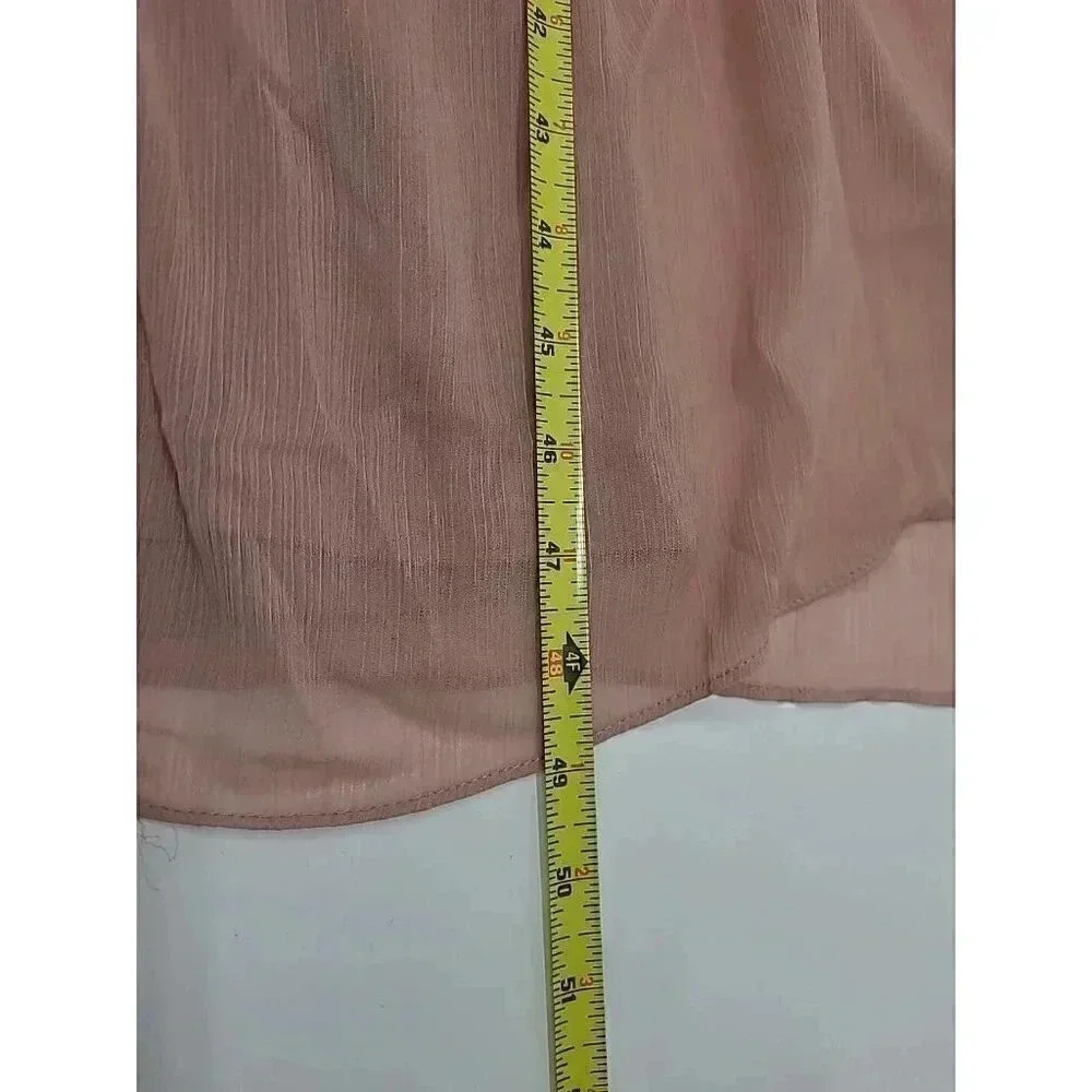 Taylor Dress Women's Size 12 Mauve Tired Maxi Formal Dress Mock Halter - Picture 9 of 9